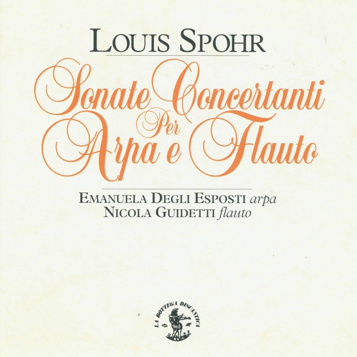 Sonate concertanti per arpa e flauto by Emanuela Degli Esposti & Nicola Guidetti album cover