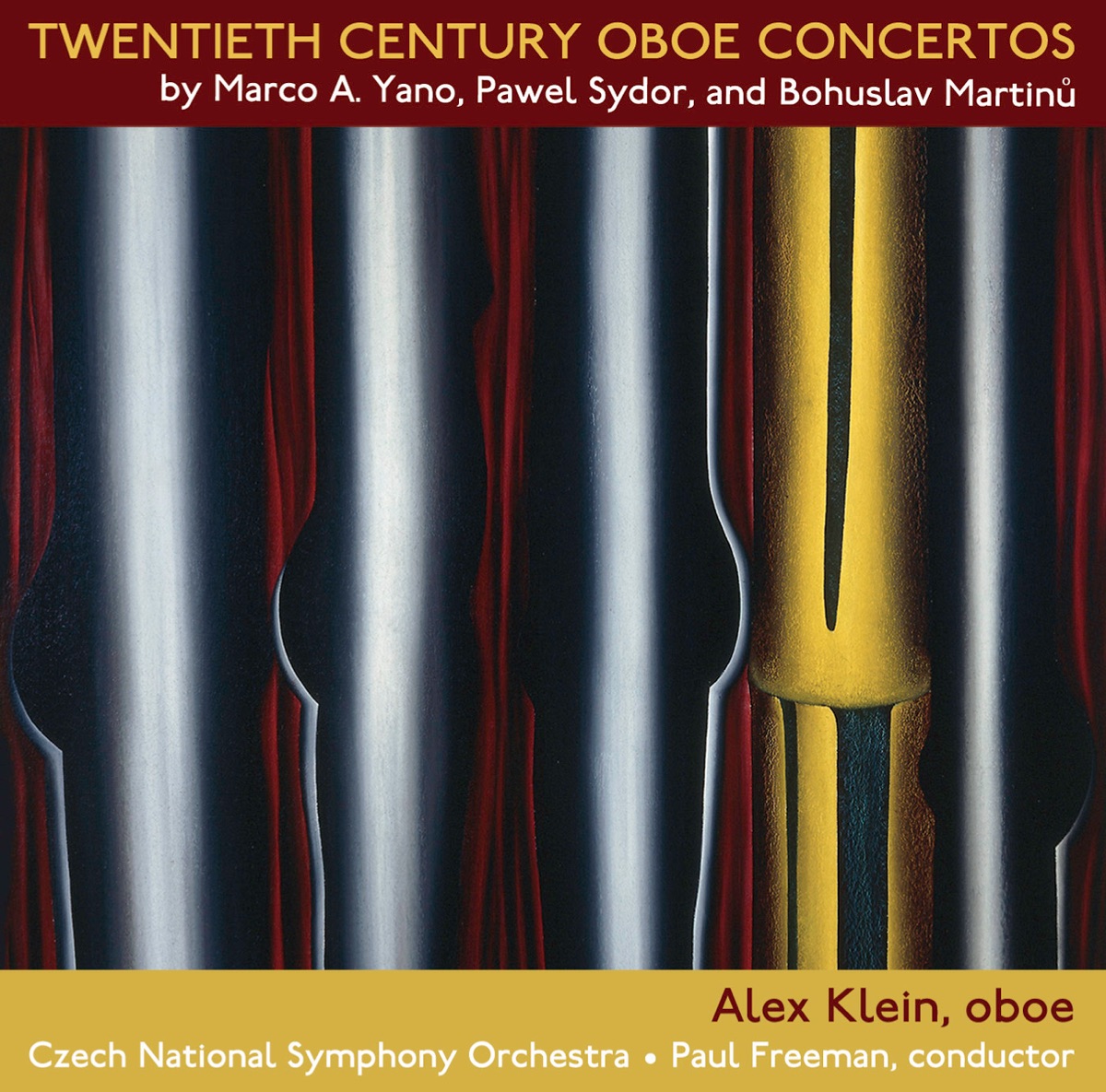Twentieth Century Oboe Concertos by Alex Klein, Daniela Kosinova, Paul Freeman & Czech National Symphony Orchestra album cover