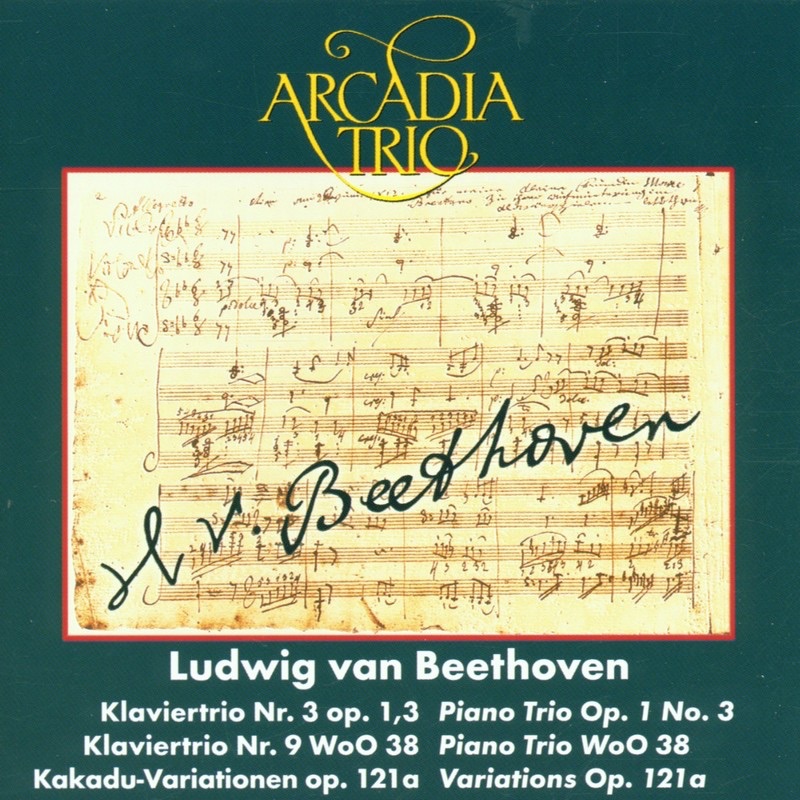 Ludwig Van Beethoven: Klaviertrios by Arcadia Trio album cover