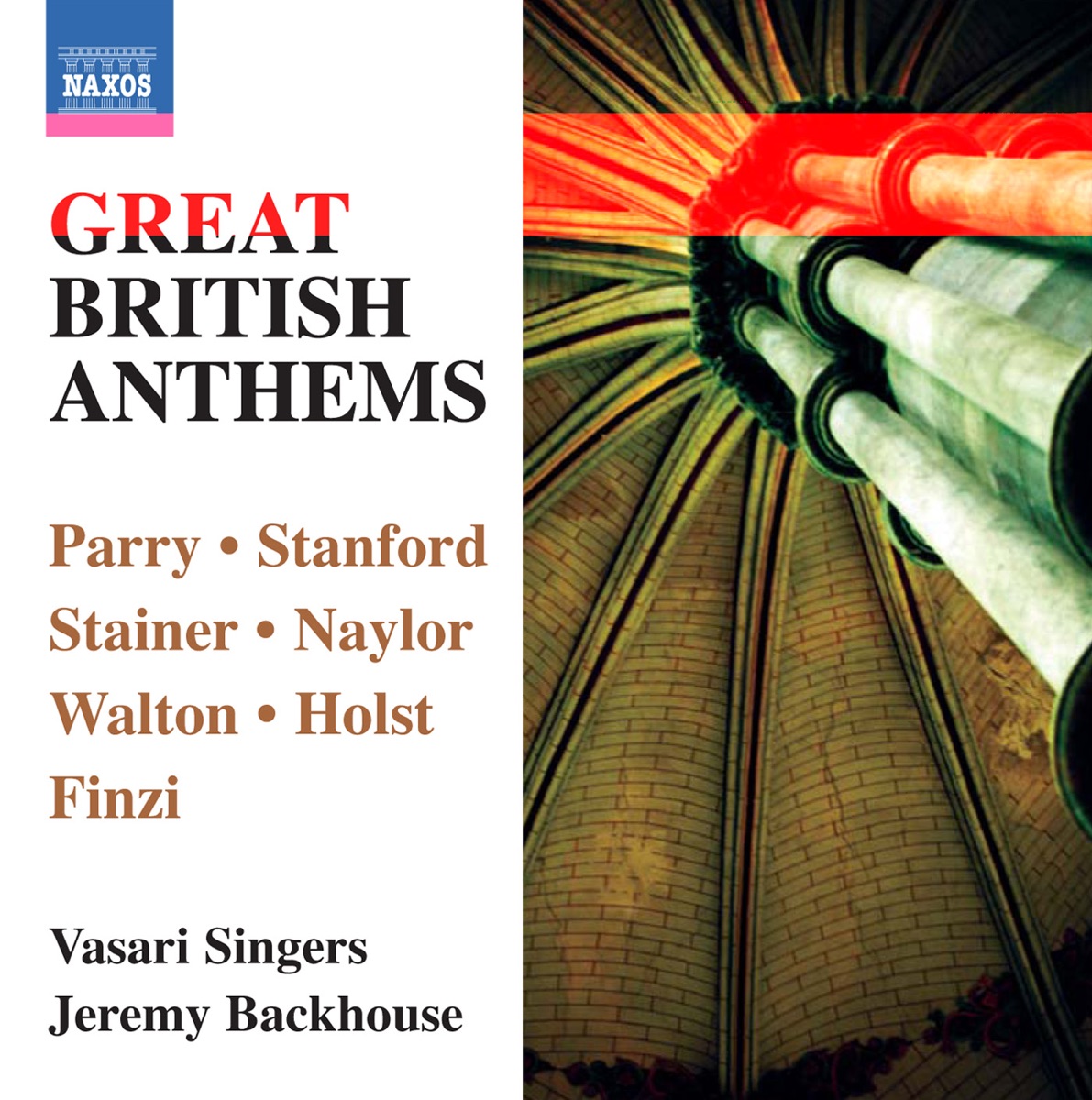 Great British Anthems by Vasari Singers, Jeremy Backhouse & Jeremy Filsell album cover