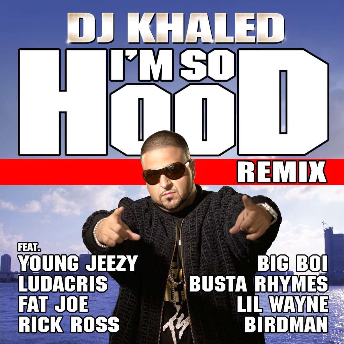 I'm So Hood (feat. Young Jeezy, Ludacris, Busta Rhymes, Big Boi, Lil Wayne, Fat Joe, Birdman & Rick Ross) [Remix] - Single by DJ Khaled album cover