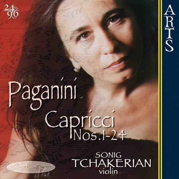Paganini: 24 Capricci Op. 1 for Solo Violin by Sonig Tchakerian album cover