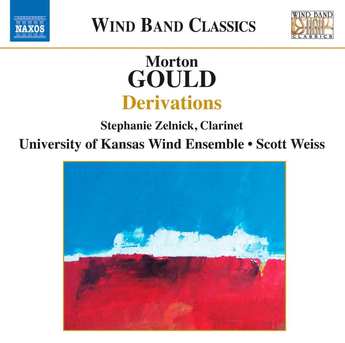 Gould: Derivations by University of Kansas Wind Ensemble, Scott Weiss & Stephanie Zelnick album cover