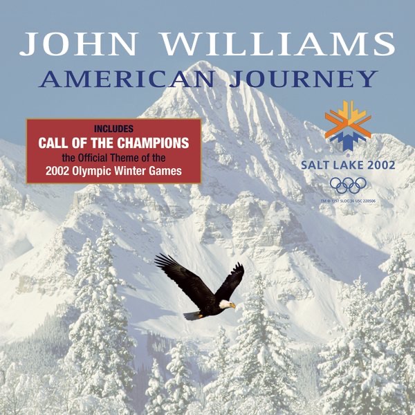 An American Journey by John Williams, Recording Arts Orchestra of Los Angeles, Boston Pops Orchestra, The Tabernacle Choir at Temple Square & Utah Symphony album cover