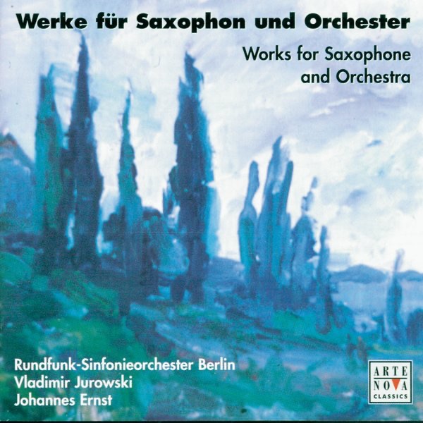 D'Indy/Schmitt/Tomasi/Milhaud/Debussy: Saxophone Concertos by Vladimir Jurowski, Johannes Ernst & Rundfunk-Sinfonieorchester Berlin album cover