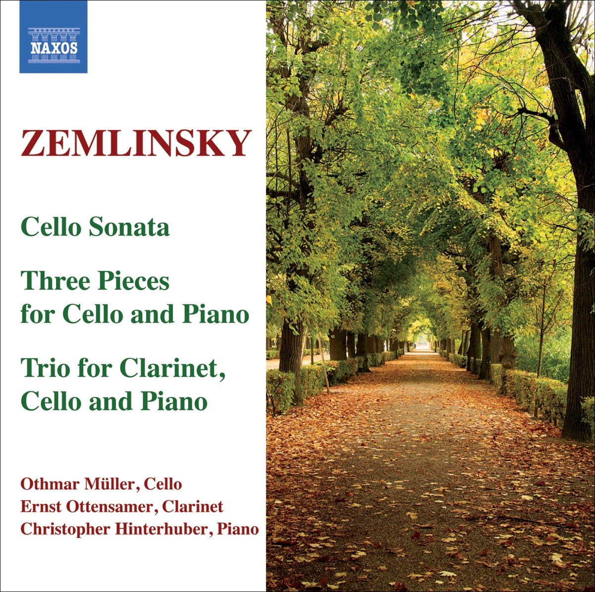 Zemlinsky: Trio for Clarinet, Cello and Piano, Cello Sonata, 3 Pieces by Christopher Hinterhuber, Othmar Müller & Ernst Ottensamer album cover