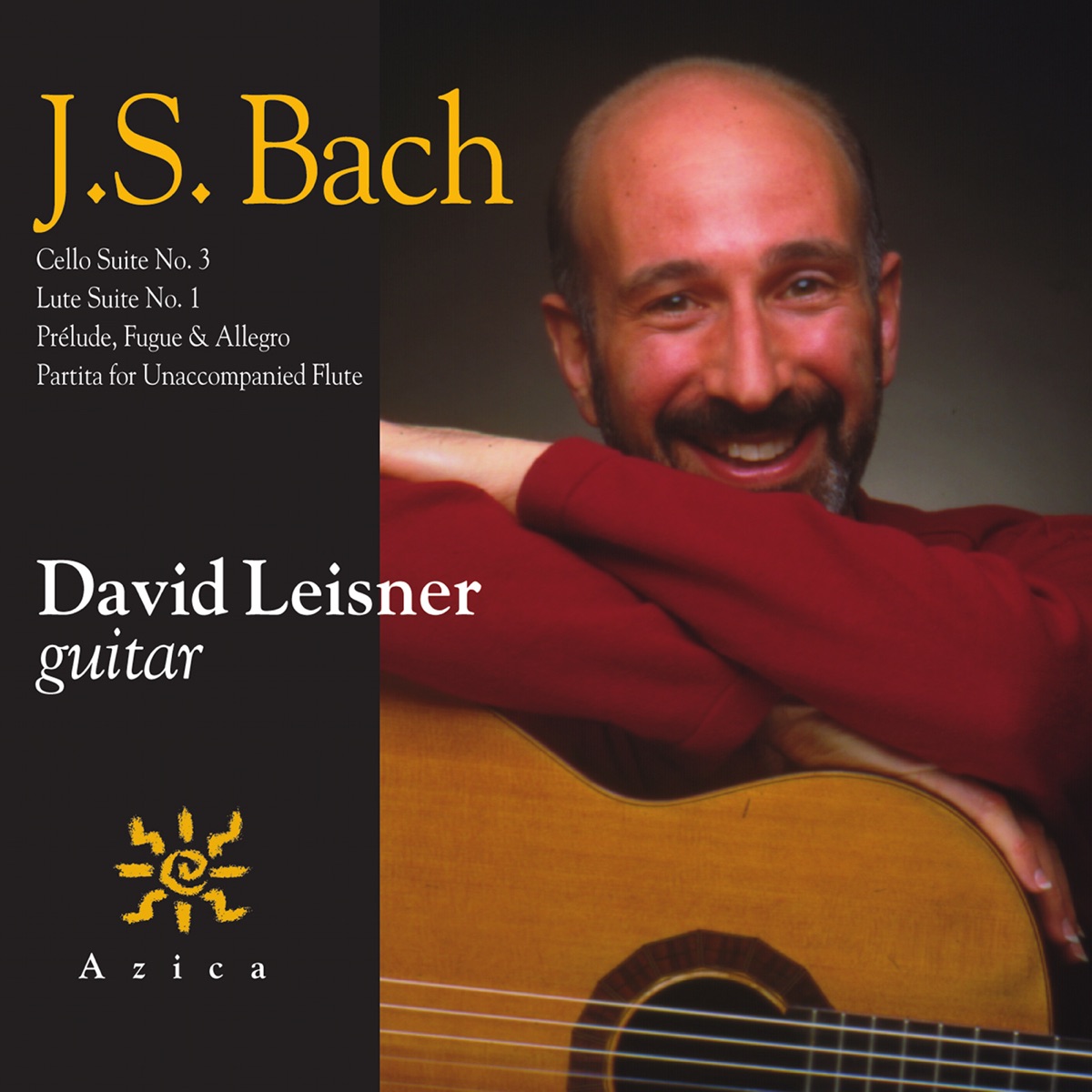 Bach: Cello and Lute Suites by David Leisner album cover