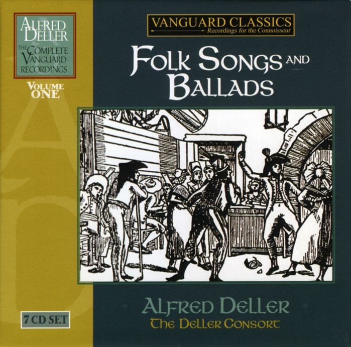 Folk Songs and Ballads by Alfred Deller & The Deller Consort album cover