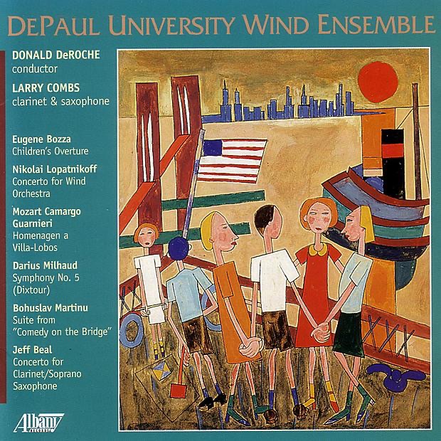 DePaul University Wind Ensemble by DePaul University Wind Ensemble & Donald DeRoche album cover