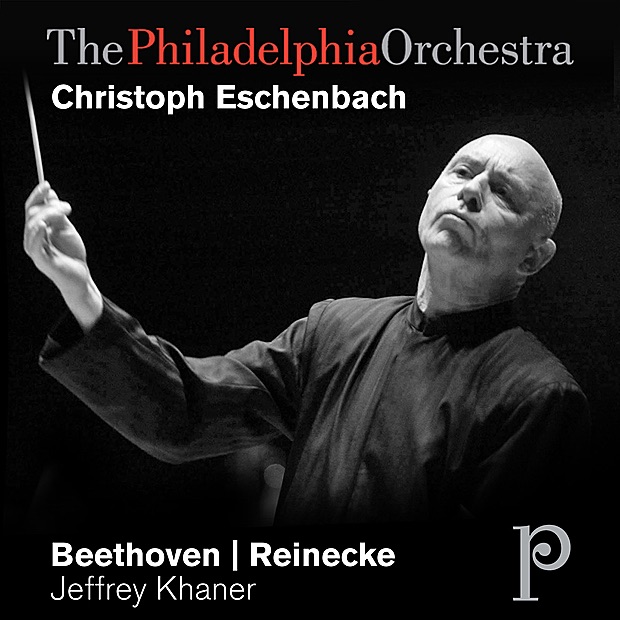 Beethoven: Leonore Overture - Reinecke: Flute Concerto In D Major by The Philadelphia Orchestra, Jeffrey Khaner & Christoph Eschenbach album cover