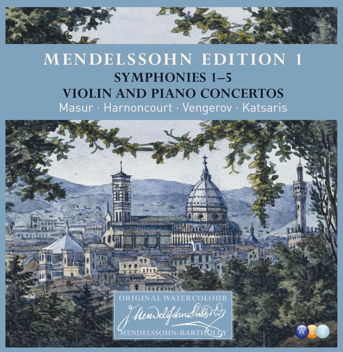 Mendelssohn Edition, Vol. 1: Orchestral Music by Berlin Philharmonic, Chamber Orchestra of Europe & Cyprien Katsaris album cover