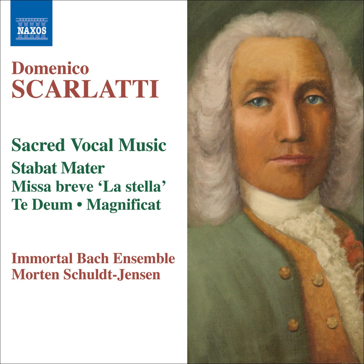 Scarlatti: Sacred Vocal Music by Morten Schuldt-Jensen, Immortal Bach Ensemble, Lars Baunkilde, Michael Ducker & Leif Meyer album cover