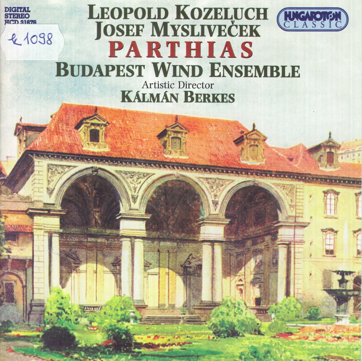 Parthias by Budapest Wind Ensemble & Kálmán Berkes album cover