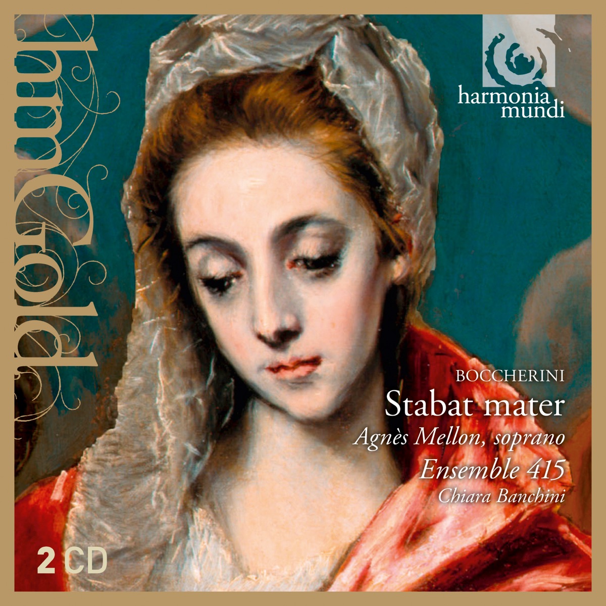 Boccherini: Stabat Mater - Symphonies by Chiara Banchini, Agnès Mellon & Ensemble 415 album cover