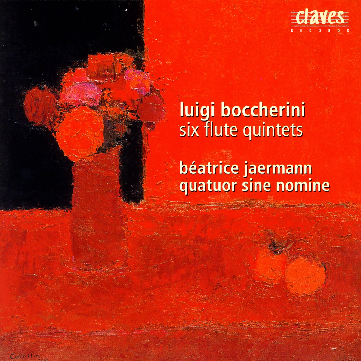 Boccherini: Six Flute Quintets by Béatrice Jaermann & Quatuor Sine Nomine album cover