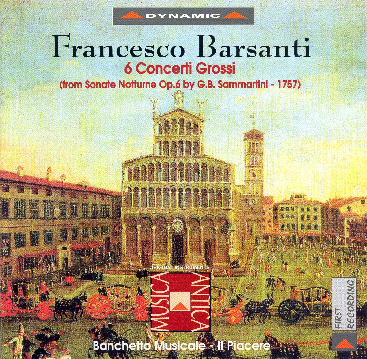 Barsanti: 6 Concerti Grossi by Banchetto Musicale & Il Piacere album cover