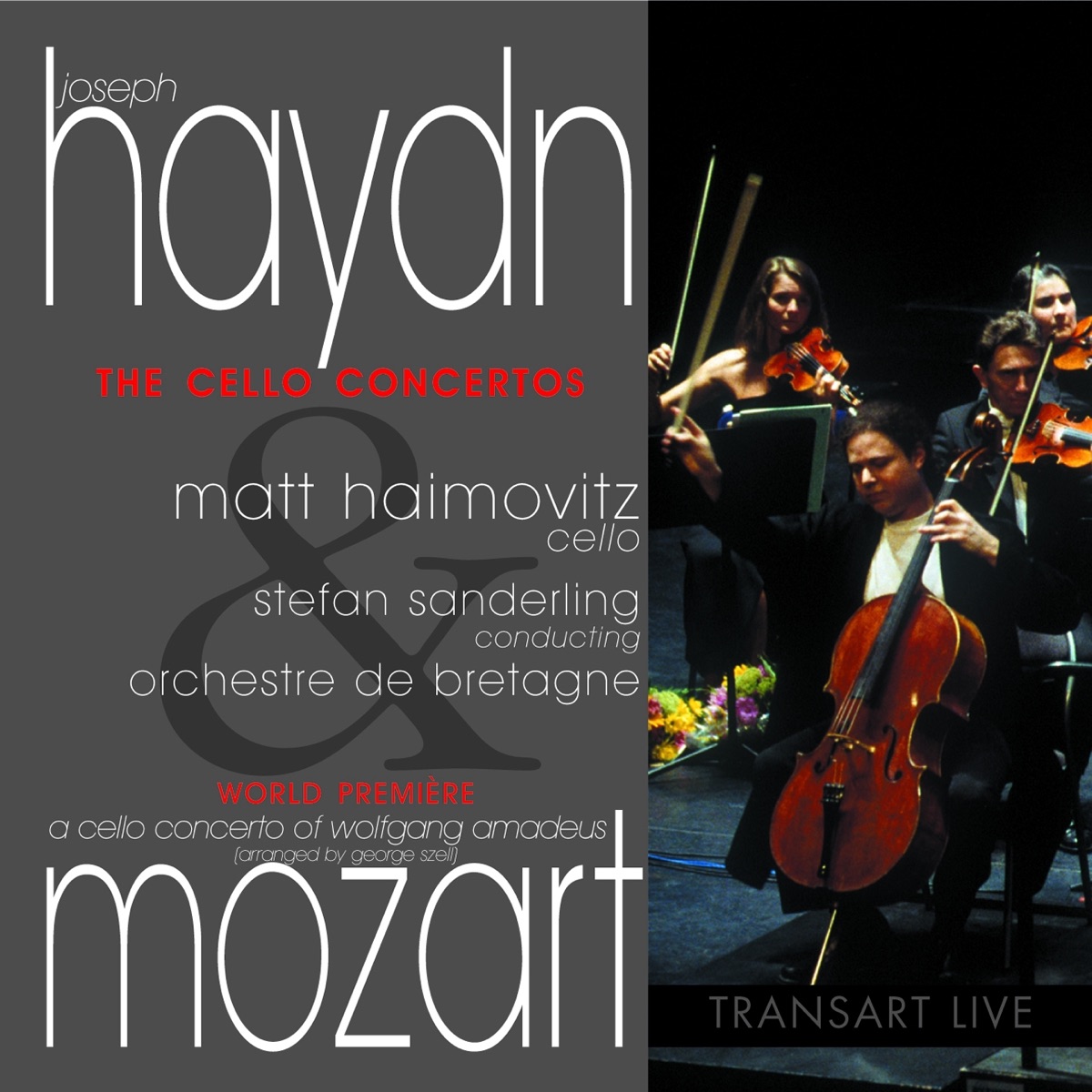 Haydn & Mozart: Cello Concertos by Matt Haimovitz, Stefan Sanderling & Orchestre National de Bretagne album cover