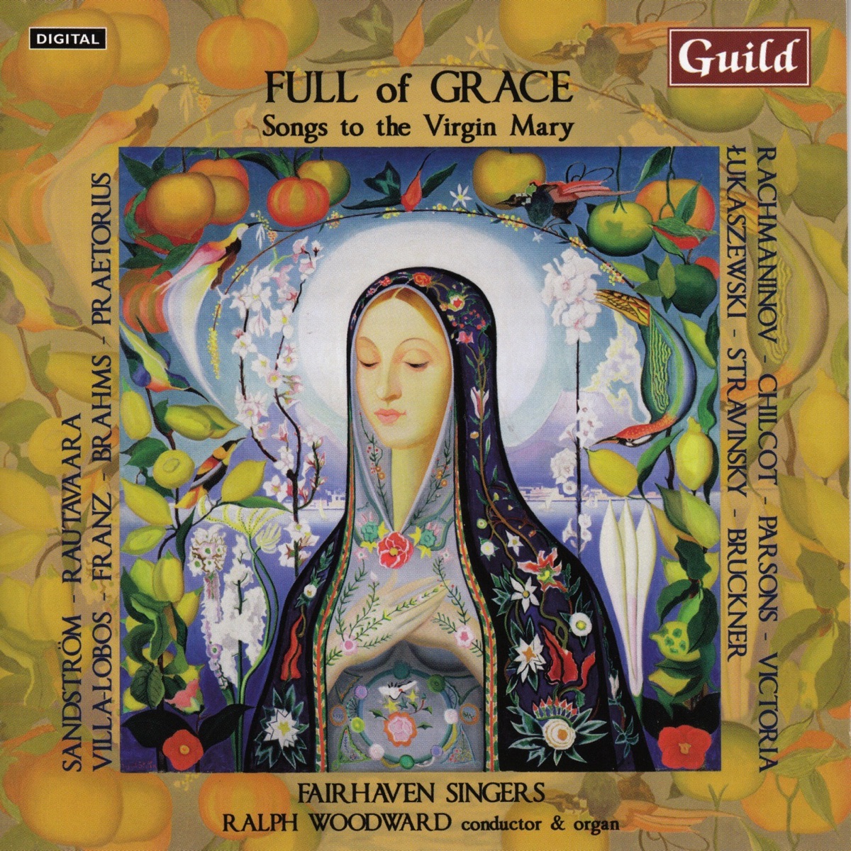 Full of Grace - Songs To the Virgin Mary by Fairhaven Singers & Ralph Woodward album cover
