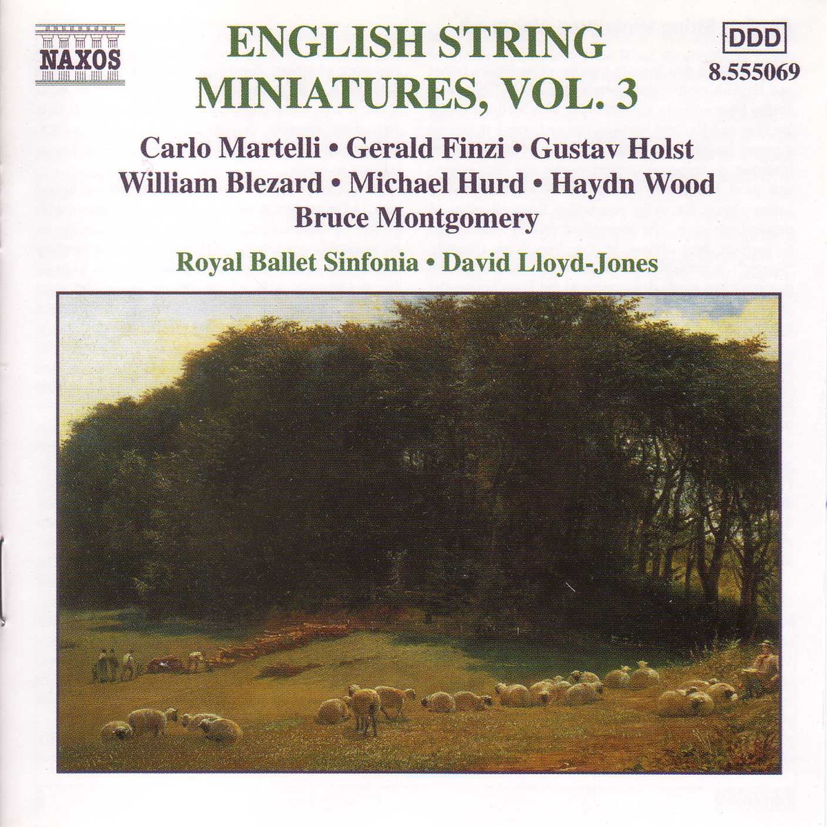 English String Miniatures, Vol. 3 by David Lloyd-Jones & Royal Ballet Sinfonia album cover