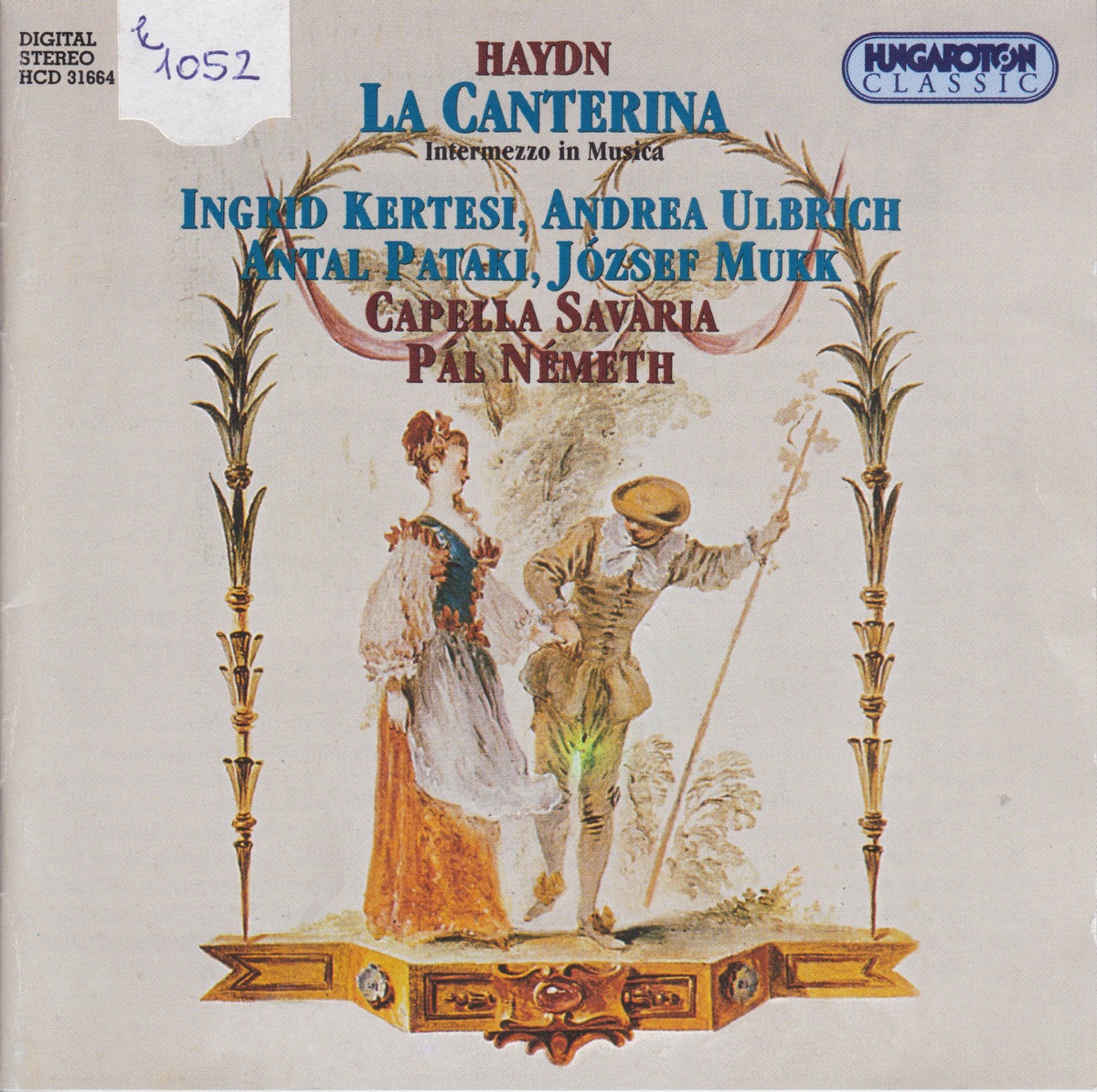 La Canterina by Capella Savaria & Pál Németh album cover