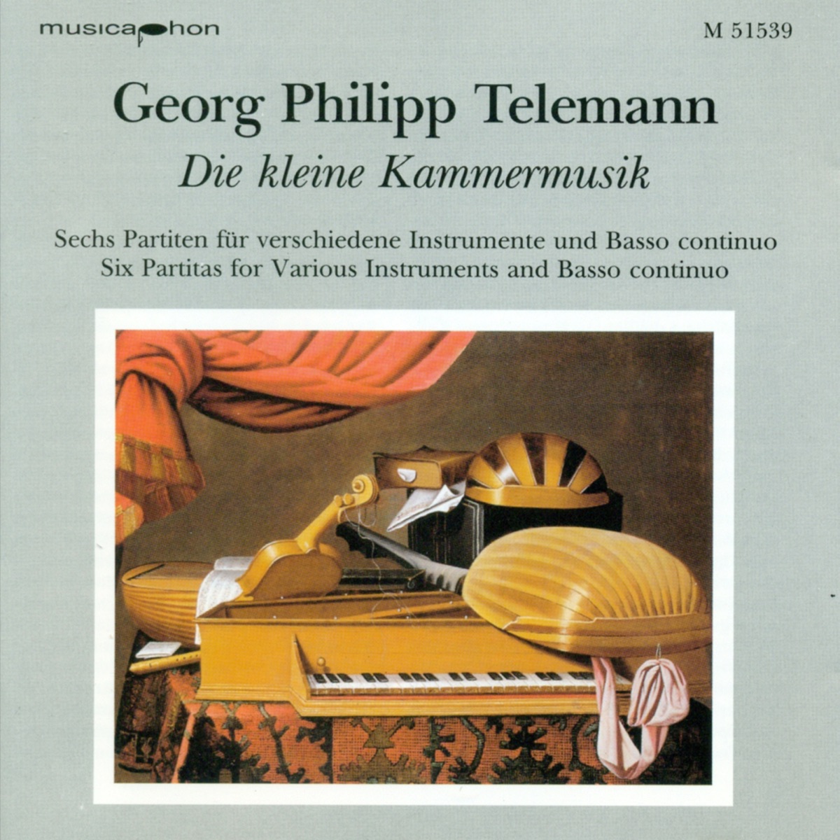 Telemann, G.P.: Partitas Nos. 1-6 by Johannes Koch, Ferdinand Conrad, Hugo Ruf, Hans-Martin Linde, Susanne Lautenbacher & Helmut Winschermann album cover