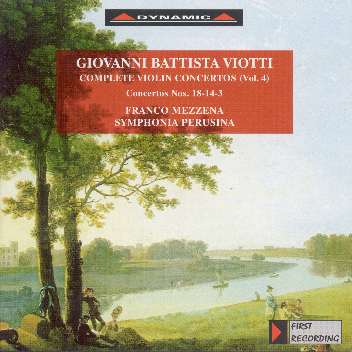 Viotti: Violin Concertos, Vol. 4 by Franco Mezzena & Symphonia Perusina album cover