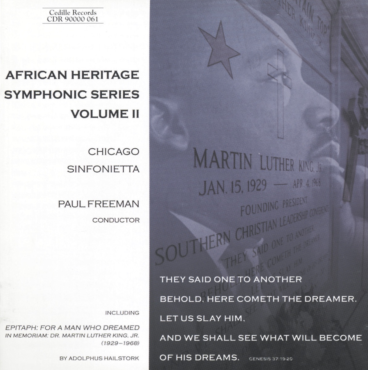 African Heritage Symphonic Series, Vol. 2 by Paul Freeman & Chicago Sinfonietta album cover