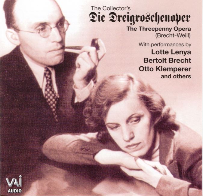 Weill: The Three Penny Opera, Mahagonny (Selections) by Berliner Staatsoper Orchester, Bertolt Brecht, Lotte Lenya & Otto Klemperer album cover