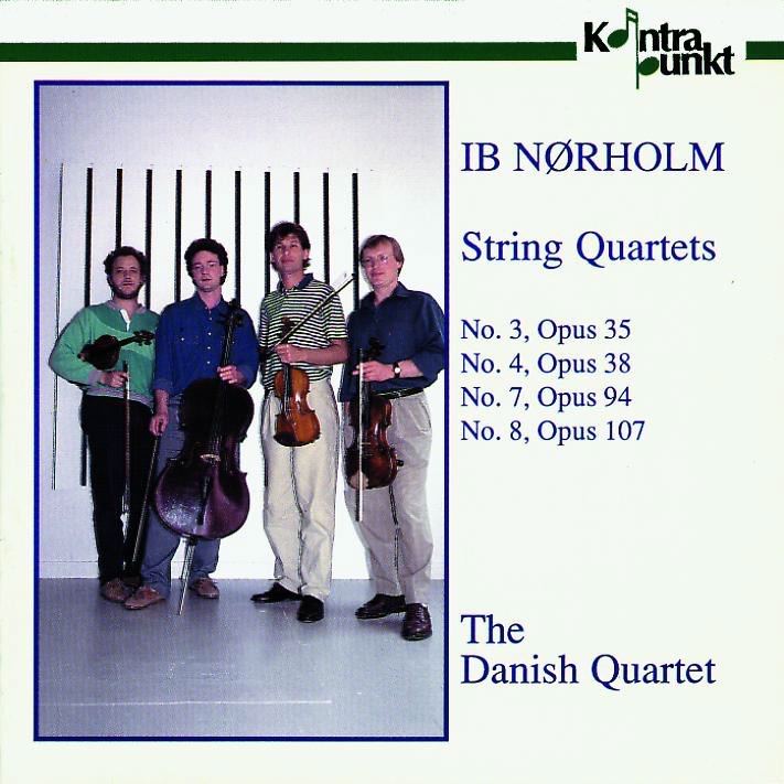 Nørholm: String Quartets Nos. 3, 4, 7 & 8 by The Danish Quartet album cover
