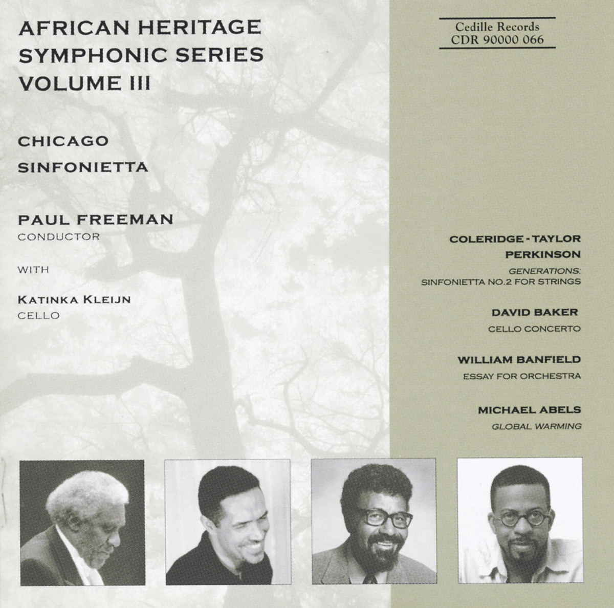 African Heritage Symphonic Series, Vol. 3 by Paul Freeman & Chicago Sinfonietta album cover