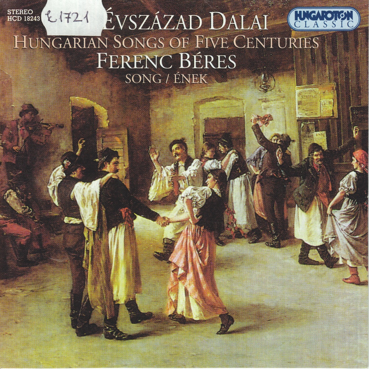 Hungarian Songs of 5 Centuries by Ferenc Béres album cover