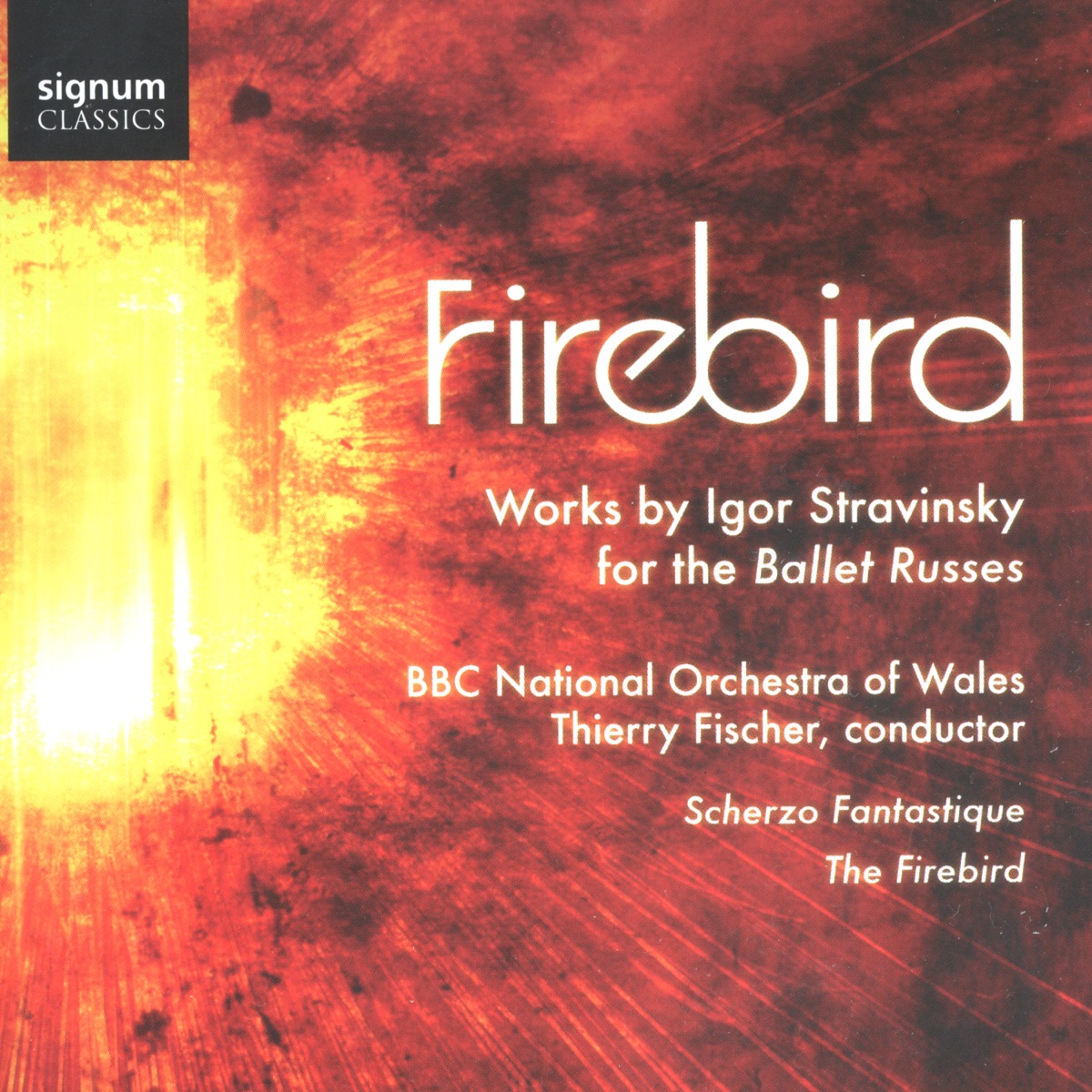 Firebird by BBC National Orchestra of Wales & Thierry Fischer album cover