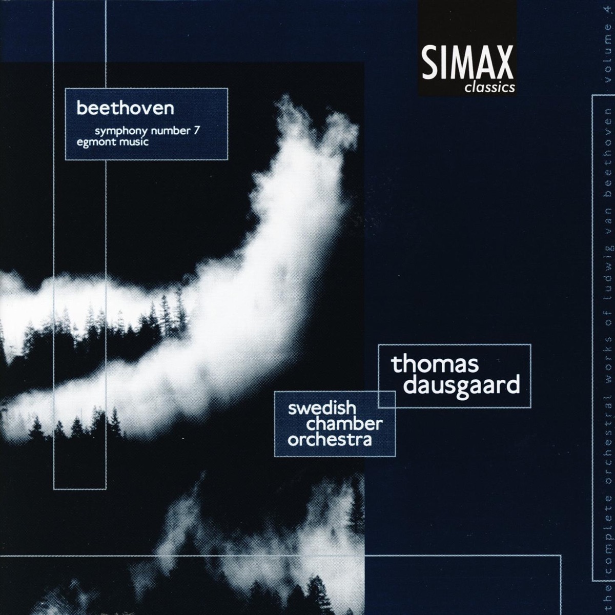 Beethoven. Symphony Number 7 / Egmont Music by Swedish Chamber Orchestra & Thomas Dausgaard album cover