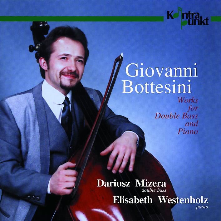 Bottesini: Works for Double Bass and Piano by Dariusz Mizera & Elisabeth Westenholz album cover