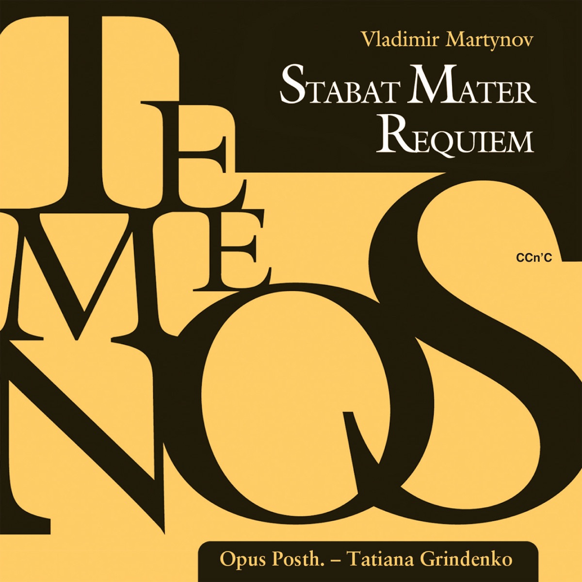 Temenos - Stabat Mater/Requiem by Opus Posth & Tatiana Grindenko album cover