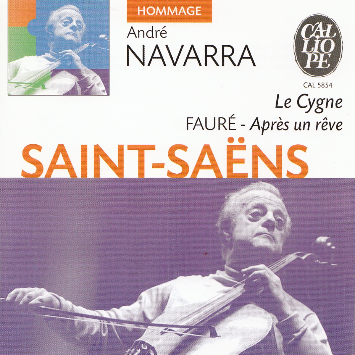 Saint-Saens: Le Cygne - Fauré: Après un rêve by Annie d' Arco, André Navarra & Erika Kilcher album cover