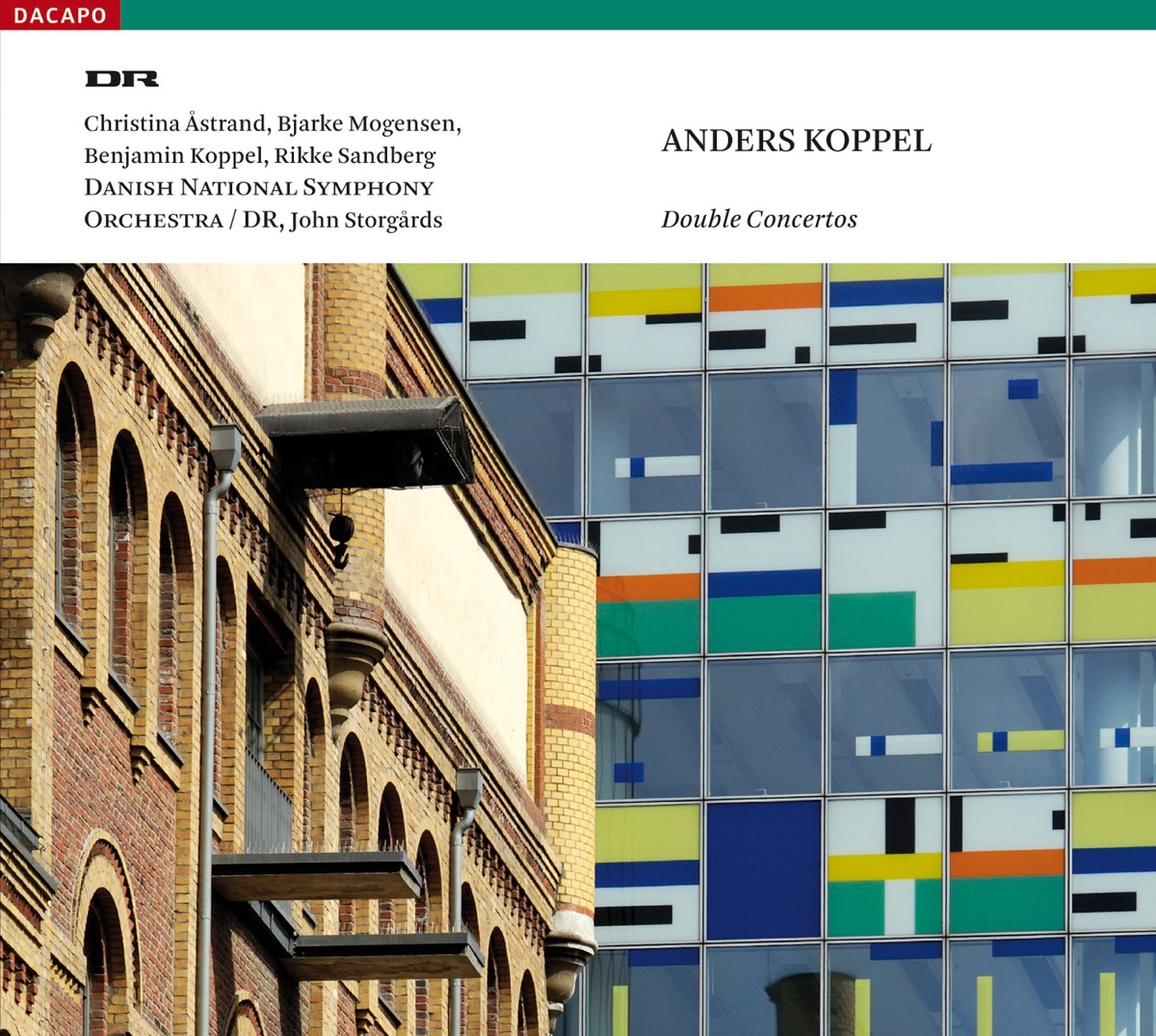 Koppel, A.: Concerto for Violin and Accordion - Concerto for Saxophone and Piano by Danish National Symphony Orchestra, John Storgårds, Bjarke Mogensen, Christina Astrand, Rikke Sandberg & Benjamin Koppel album cover