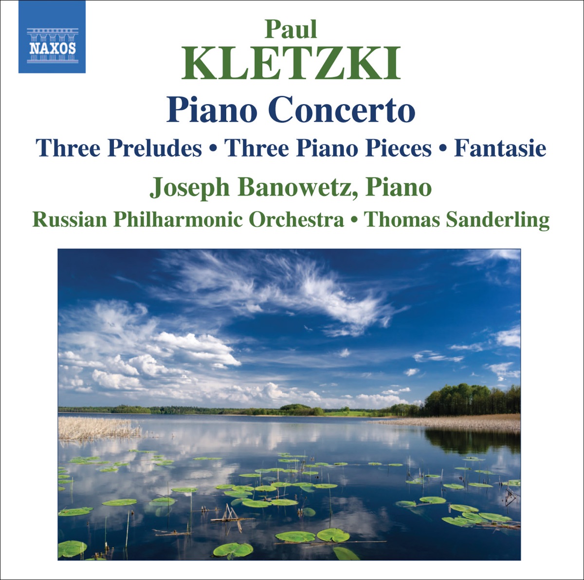 Kletzki: Piano Concerto by Joseph Banowetz, Thomas Sanderling & Russian Philharmonic Orchestra album cover