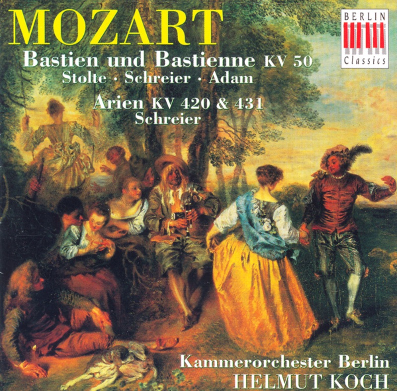 Mozart: Bastien und Bastienne by Helmut Koch & Berlin Chamber Orchestra album cover