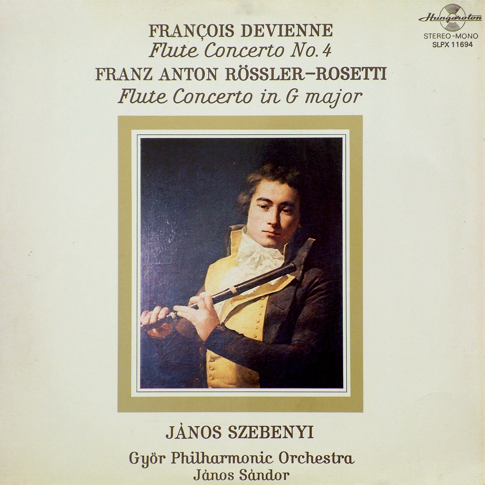 Flute Concertos by János Sándor & János Szebenyi album cover