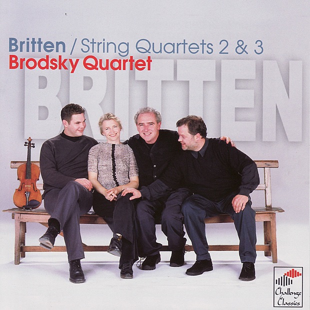 Britten: String Quartets Nos. 2 & 3 by Brodsky Quartet album cover