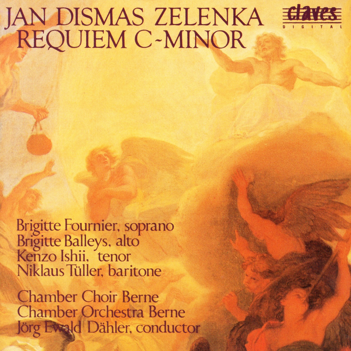 Zelenka: Requiem in C Minor by Brigitte Fournier, Brigitte Balleys, Kenzo Ishii, Niklaus Tüller, Berne Chamber Orchestra, Berne Chamber Chorus & Jörg Ewald Dähler album cover