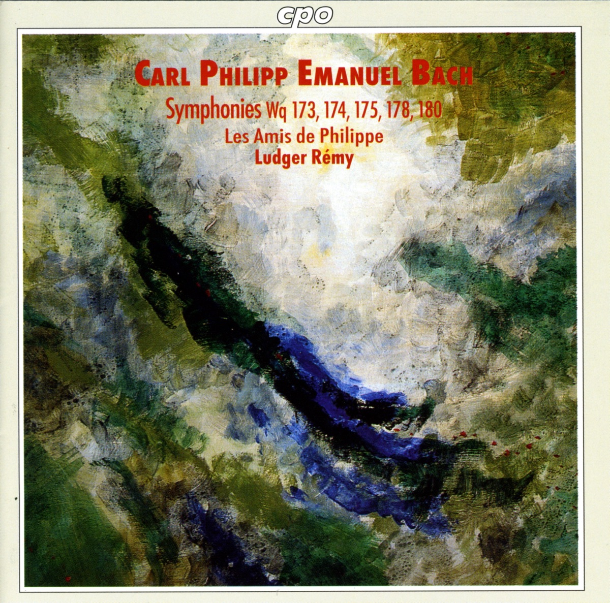Bach, C.P.E: Symphonies in E Minor - G Major - F Major - C Major - G Major by Ludger Rémy & Les Amis de Philippe album cover