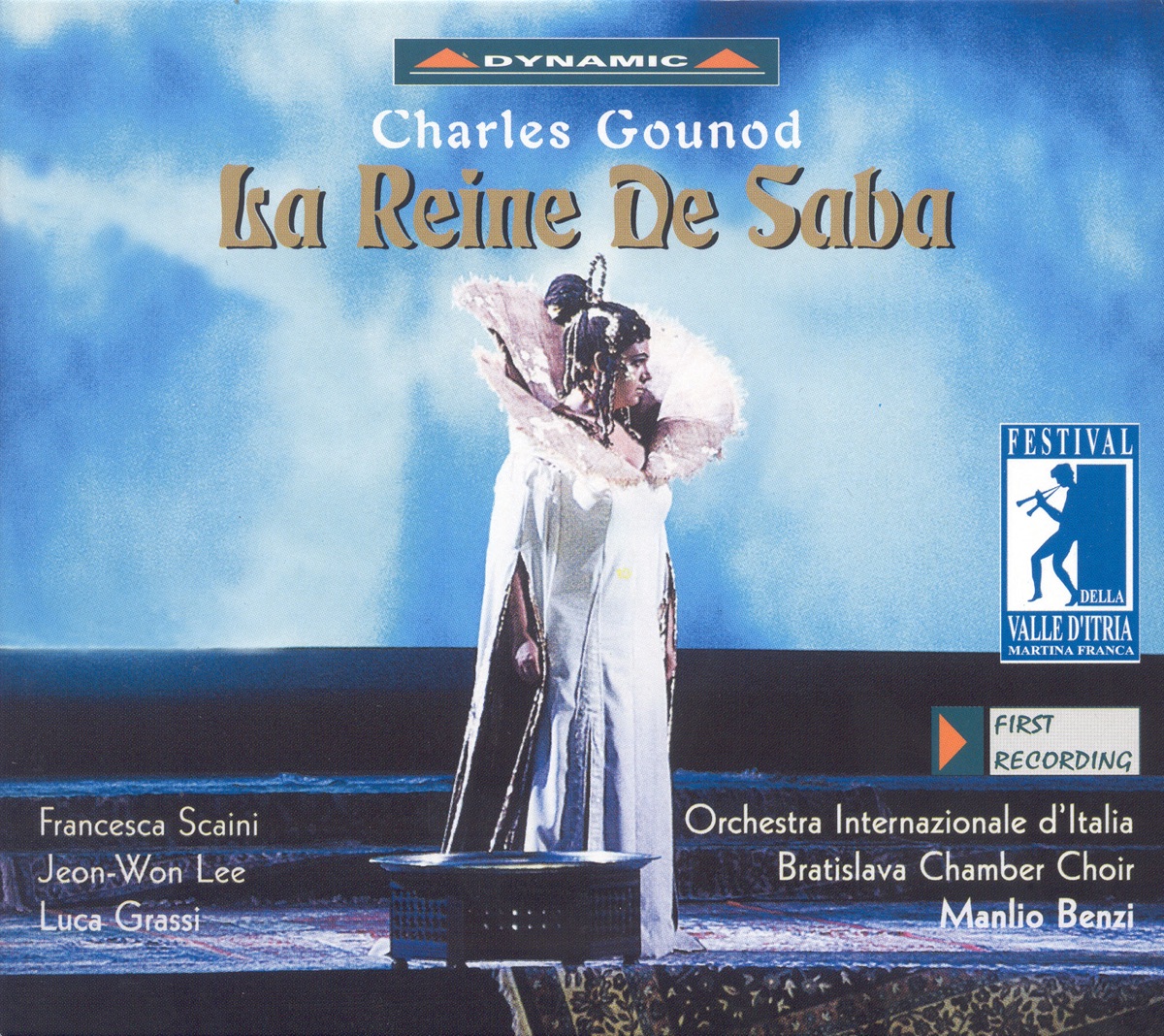 Gounod: La Reine de Saba (Festival della Valle d'Itria di Martina Franca, 2001) by Salvatore Cordella, Italian International Orchestra, Bratislava Chamber Choir, Manlio Benzi & Jean Vendassi album cover