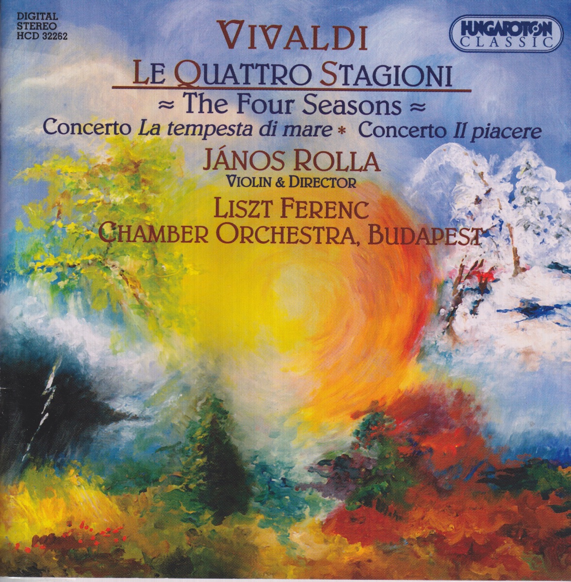 Vivaldi: The Four Season by János Rolla & Franz Liszt Chamber Orchestra album cover