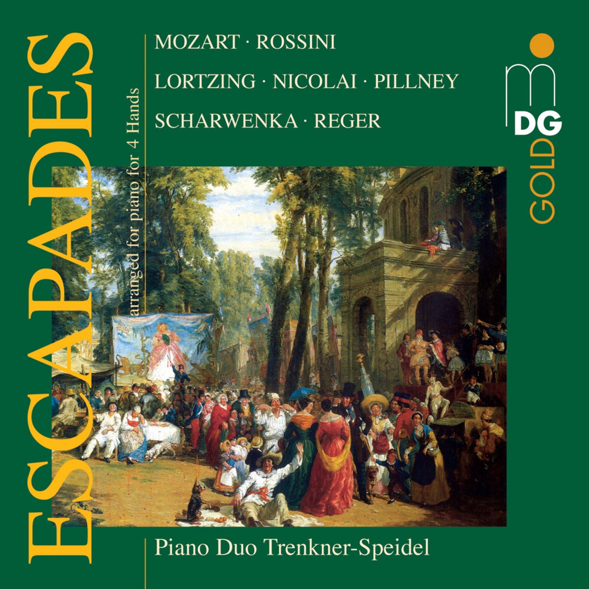 Escapades by Piano Duo Trenkner/Speidel album cover