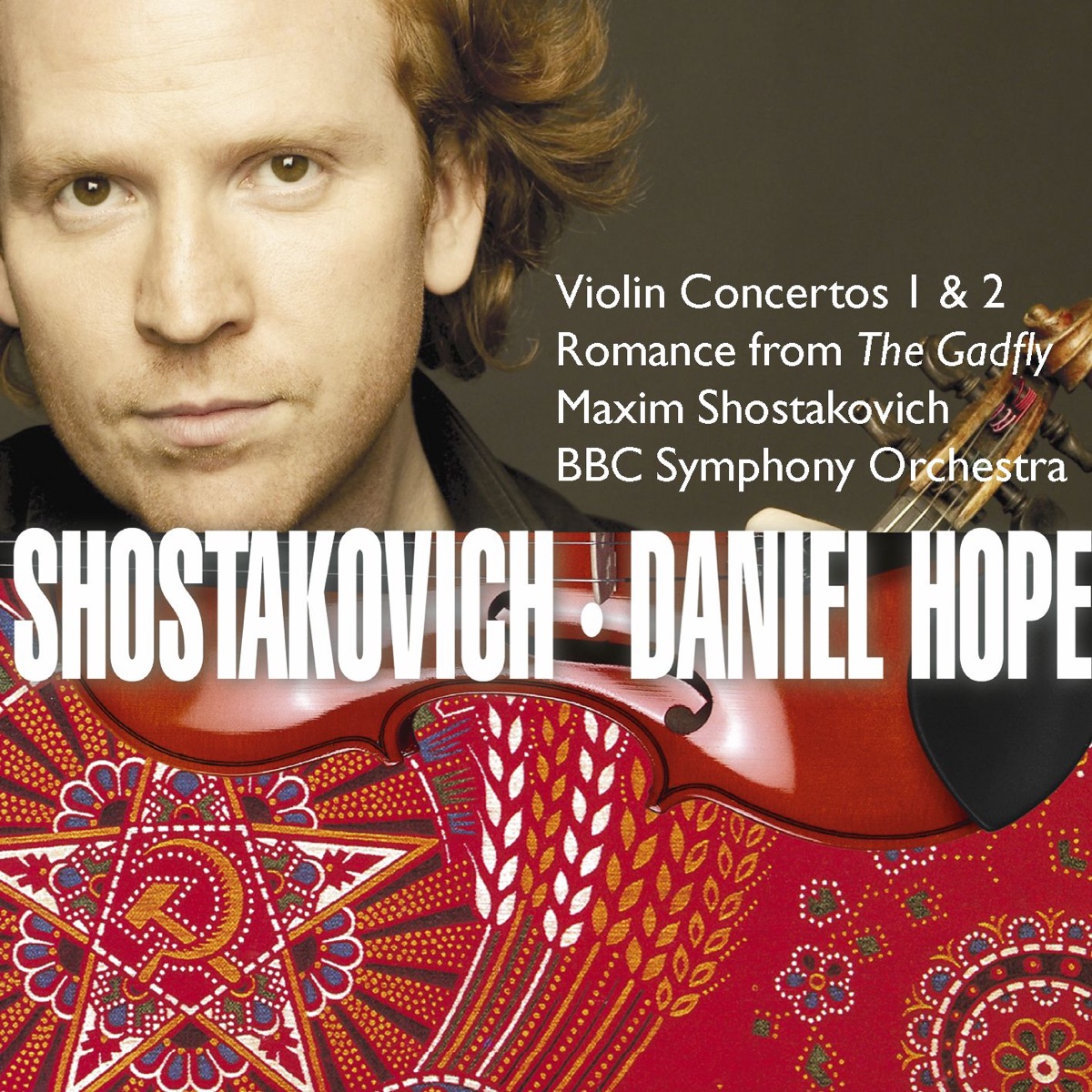 Shostakovich: Violin Concertos No. 1 & 2 - Romance from "The Gadfly" by BBC Symphony Orchestra, Daniel Hope & Maxim Shostakovich album cover