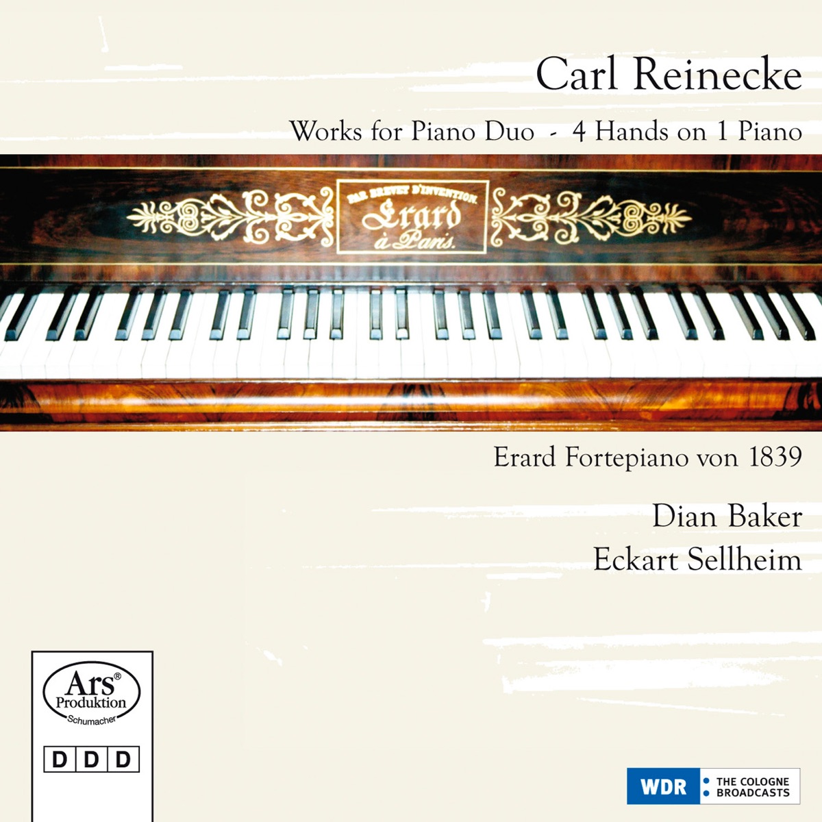 Reinecke: Works for Piano Duo - Piano Four Hands by Eckart Sellheim & Dian Baker album cover