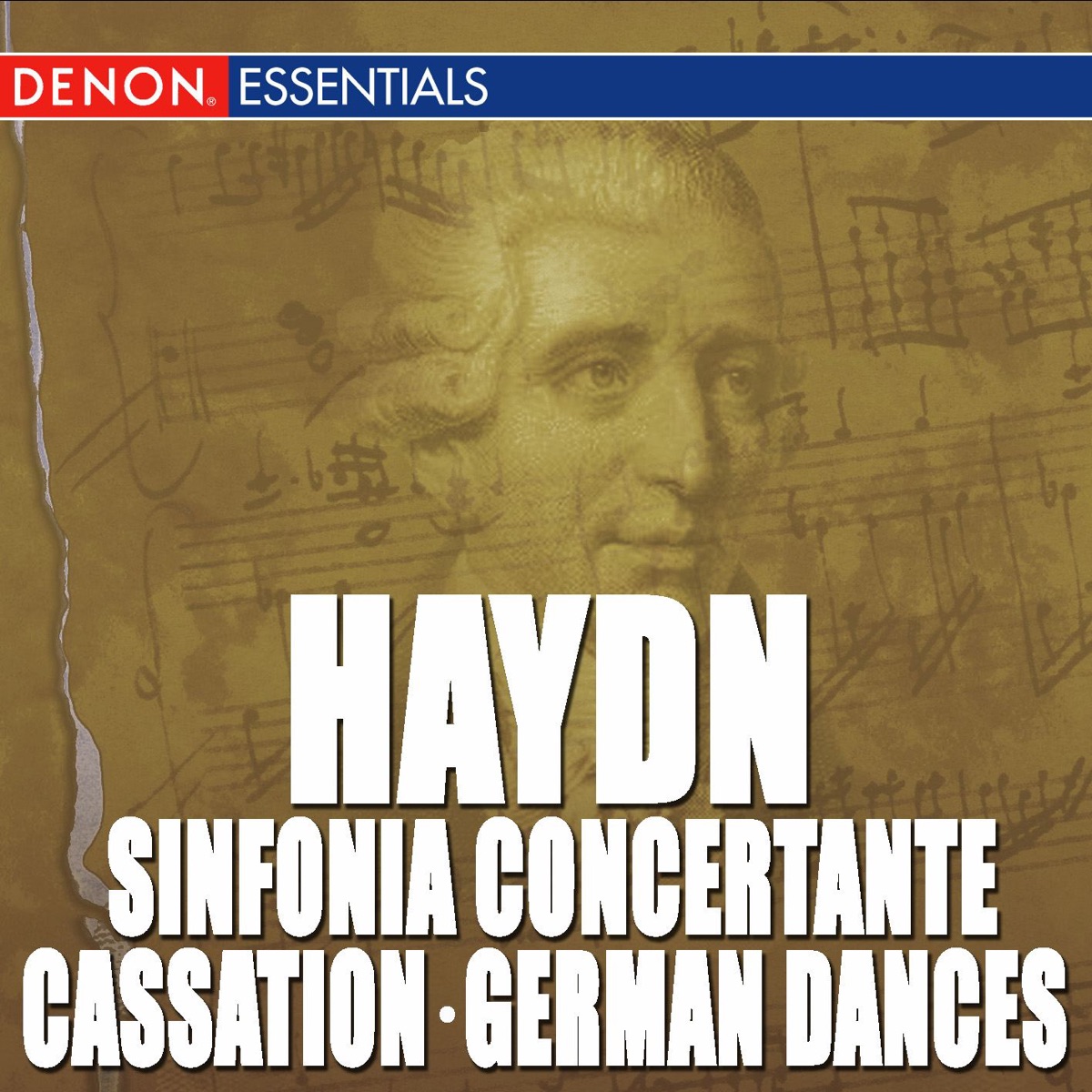 Haydn: Cassation In F, German Dances, Landlicher Tanz & Sinfonia Concertante by Moscow RTV Chamber Orchestra & Alexander Lazarev album cover