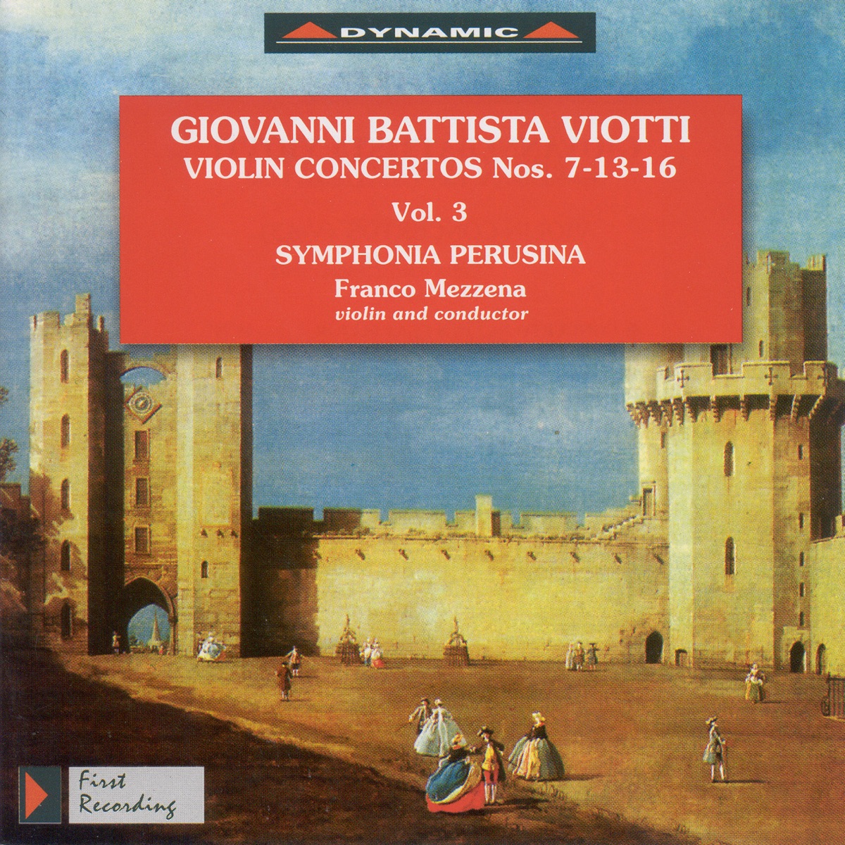 Viotti: Violin Concertos, Vol. 3 by Franco Mezzena & Symphonia Perusina album cover